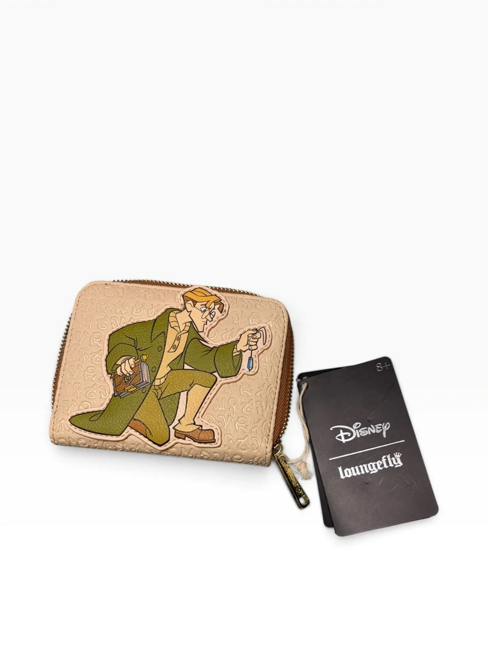 Loungefly Disney Atlantis The Lost Empire Milo Thatch Small Zip Around Wallet